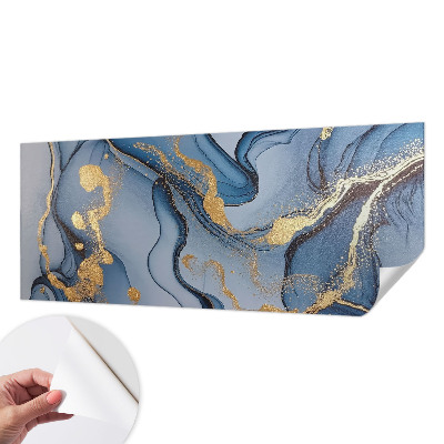Papel de parede autocolante para sala Ondas azuis