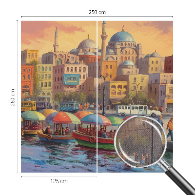 Papel de parede para criança Costa urbana