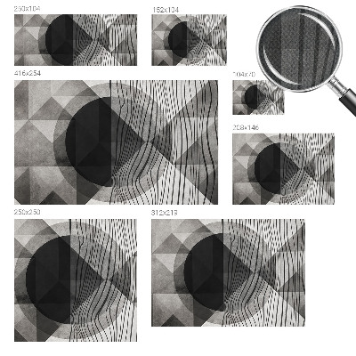 Autocolante de parede fotográfico Formas abstratas