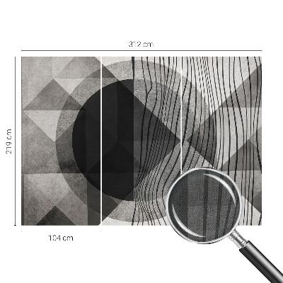 Autocolante de parede fotográfico Formas abstratas