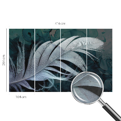 Papel de parede autocolante Pena etérea