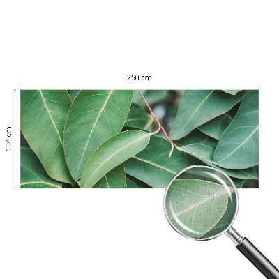 Papel de parede 3D Folhas verdes