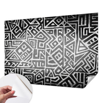 Papel de parede infantil Labirinto geométrico