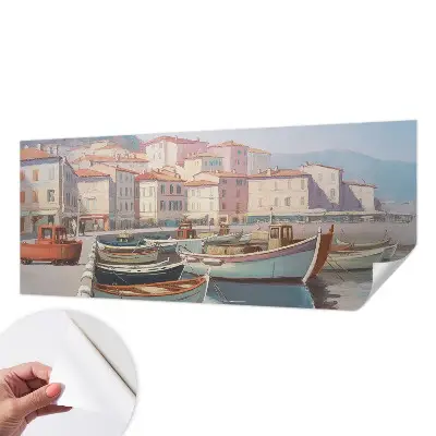 Papel de parede autocolante para quarto com estampa 'Refúgio à beira-mar' para decoração de ambientes