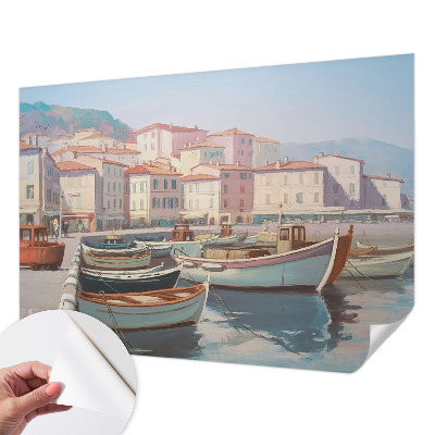 Papel de parede autocolante para quarto Refúgio à beira-mar
