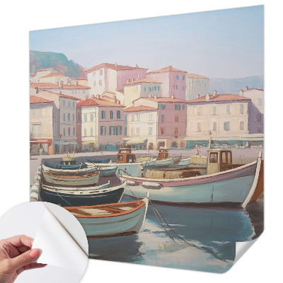Papel de parede autocolante para quarto Refúgio à beira-mar