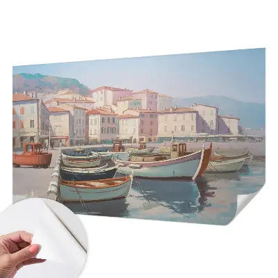 Papel de parede autocolante para quarto com estampa 'Refúgio à beira-mar' para decoração de ambientes