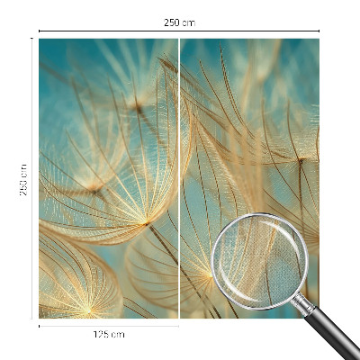 Autocolante de parede fotográfico Dentes-de-leão etéreos