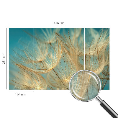 Autocolante de parede fotográfico Dentes-de-leão etéreos