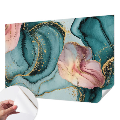 Papel de parede 3D Ondas artísticas