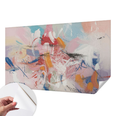 Papel de parede autocolante para quarto Abstração harmoniosa