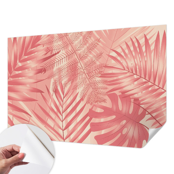 Papel de parede para criança Folhas tropicais