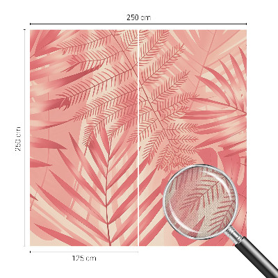 Papel de parede para criança Folhas tropicais