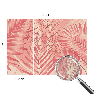 Papel de parede para criança Folhas tropicais