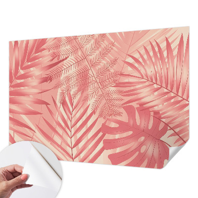 Papel de parede para criança Folhas tropicais