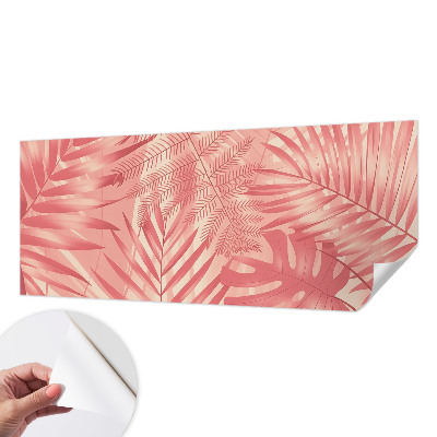 Papel de parede para criança Folhas tropicais
