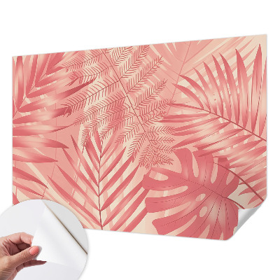 Papel de parede para criança Folhas tropicais