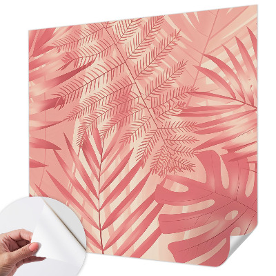 Papel de parede para criança Folhas tropicais