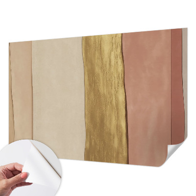 Papel de parede autocolante para sala Listras onduladas