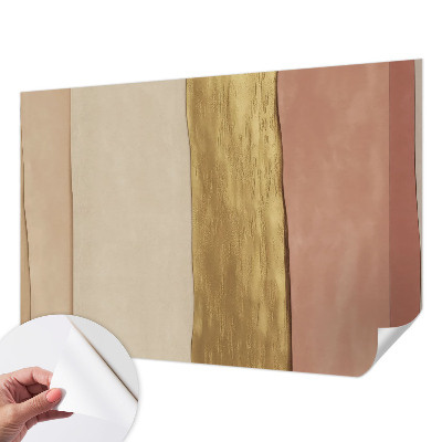 Papel de parede autocolante para sala Listras onduladas