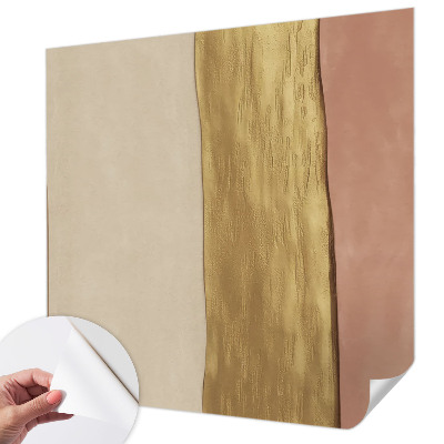Papel de parede autocolante para sala Listras onduladas