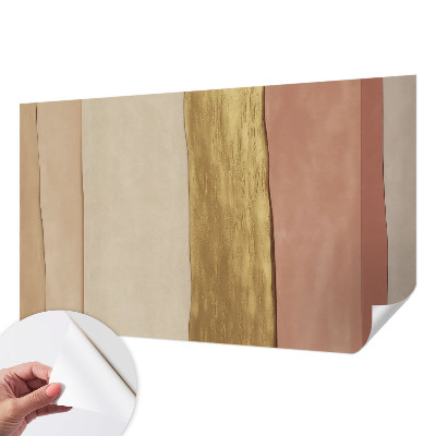 Papel de parede autocolante para sala Listras onduladas