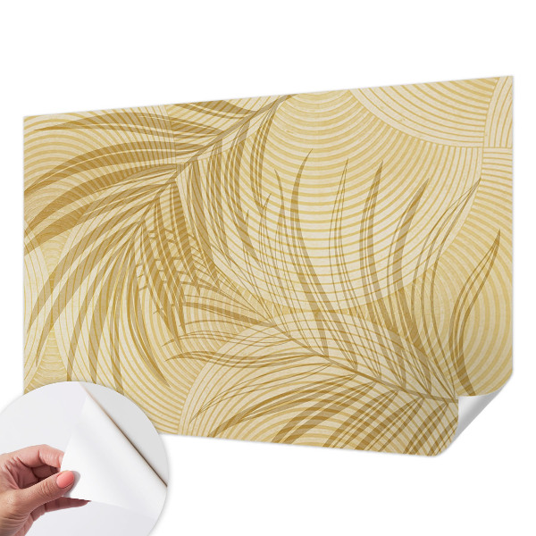 Papel de parede autocolante para sala Elegância tropical