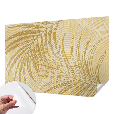Papel de parede autocolante para sala Elegância tropical