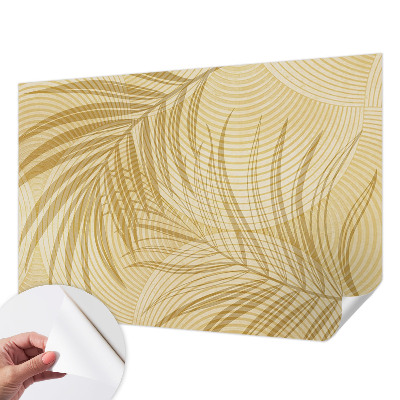 Papel de parede autocolante para sala Elegância tropical