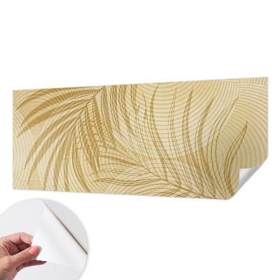 Papel de parede autocolante para sala Elegância tropical