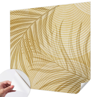 Papel de parede autocolante para sala Elegância tropical
