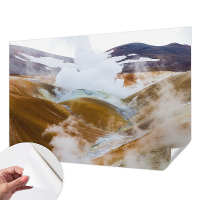 Papel de parede 3D Colinas vulcânicas