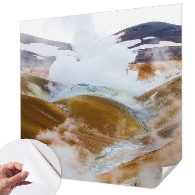 Papel de parede 3D Colinas vulcânicas