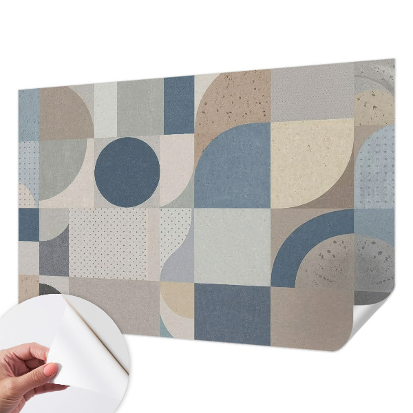 Papel de parede 3D Mosaico geométrico