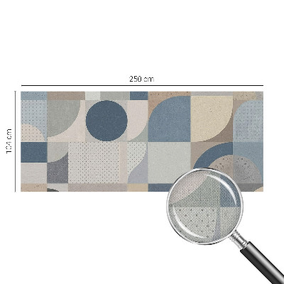 Papel de parede 3D Mosaico geométrico