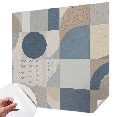 Papel de parede 3D Mosaico geométrico