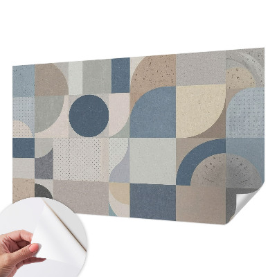 Papel de parede 3D Mosaico geométrico