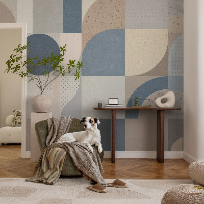 Papel de parede 3D Mosaico geométrico