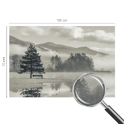 Papel de parede infantil com paisagem romântica