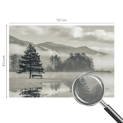Papel de parede infantil com paisagem romântica