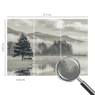 Papel de parede infantil Paisagem romântica