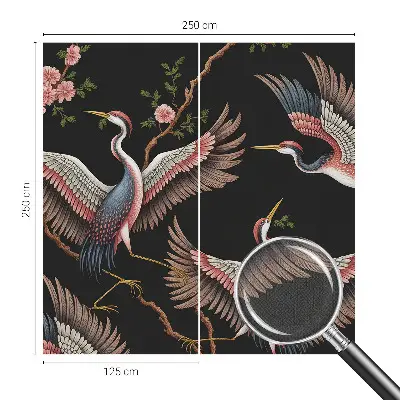 Papel de parede 3D com estampa floral
