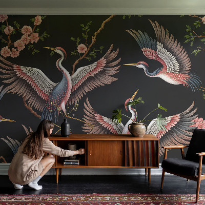 Papel de parede 3D Estampa floral