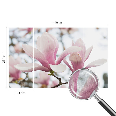 Autocolante de parede fotográfico Flores de magnólia