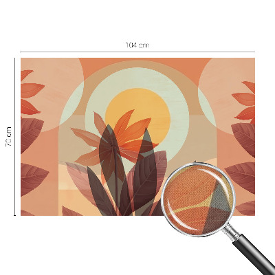 Papel de parede para criança com padrão de abstração floral