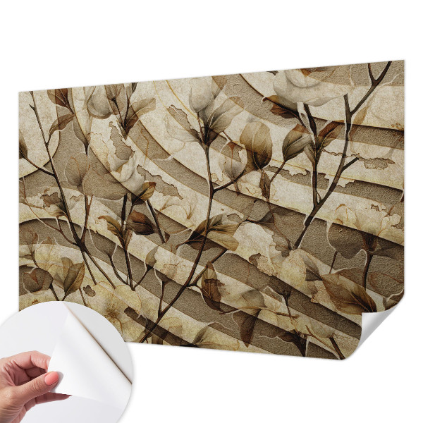 Papel de parede autocolante para quarto Flora clássica