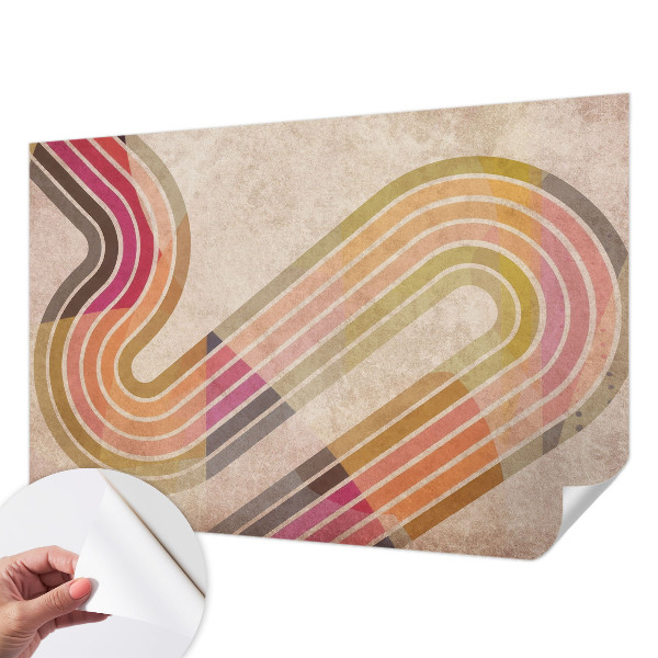 Papel de parede 3D Linhas geométricas