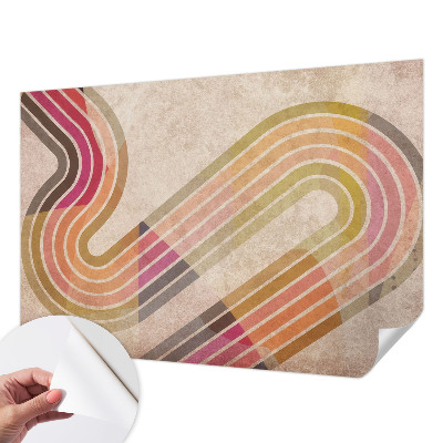 Papel de parede 3D Linhas geométricas