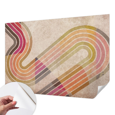 Papel de parede 3D Linhas geométricas
