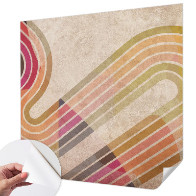 Papel de parede 3D Linhas geométricas